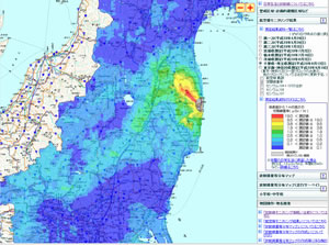 電子国土版 放射線量等分布マップ拡大サイト｜文部科学省